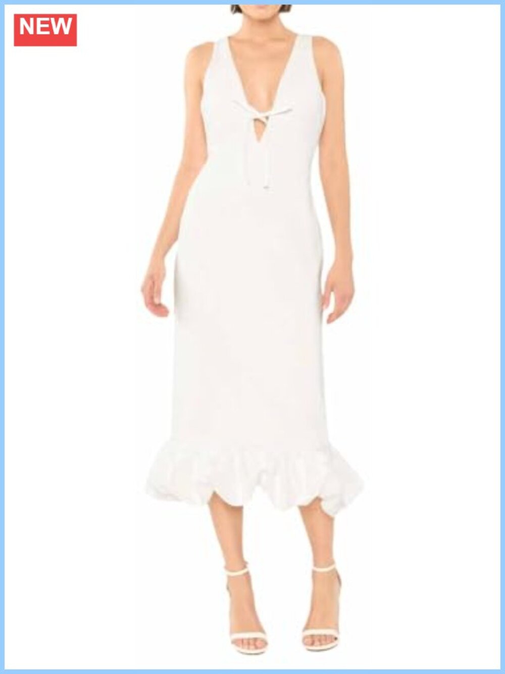 Taffeta Bubble Hem Cocktail Dress